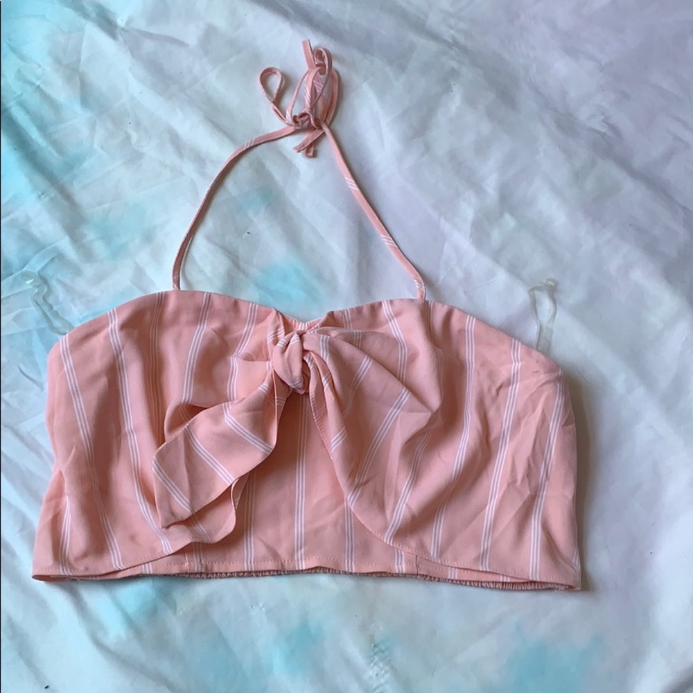Pink Free Press crop top
